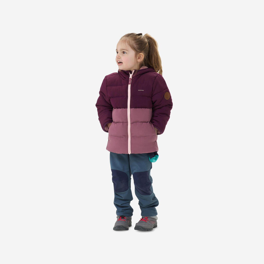 Doudoune de randonnée violette - enfant 2-6 ans – 8642743