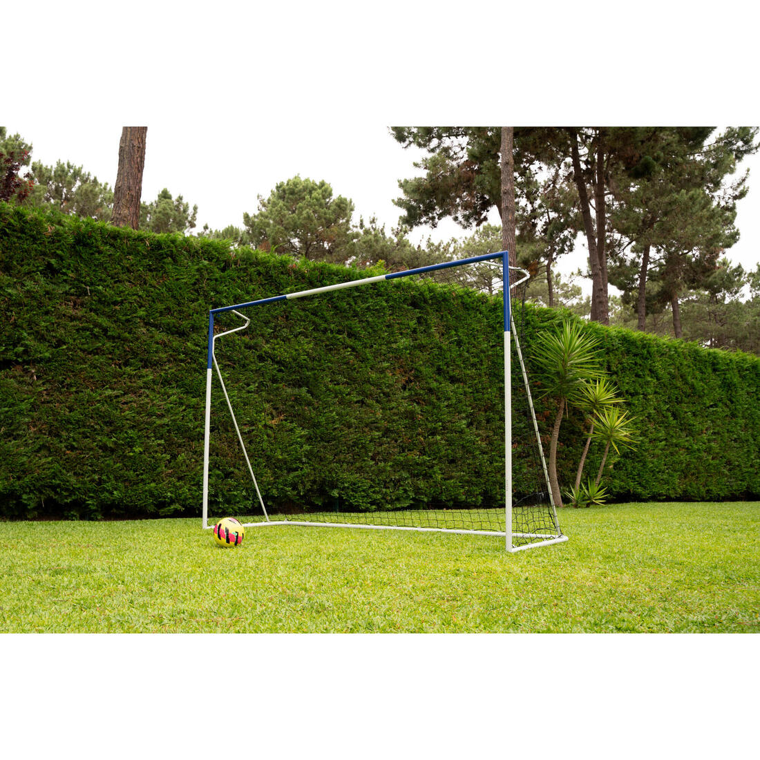 But de football Classique L (300 cm x 200 cm) blanc - Garantie 5 ans