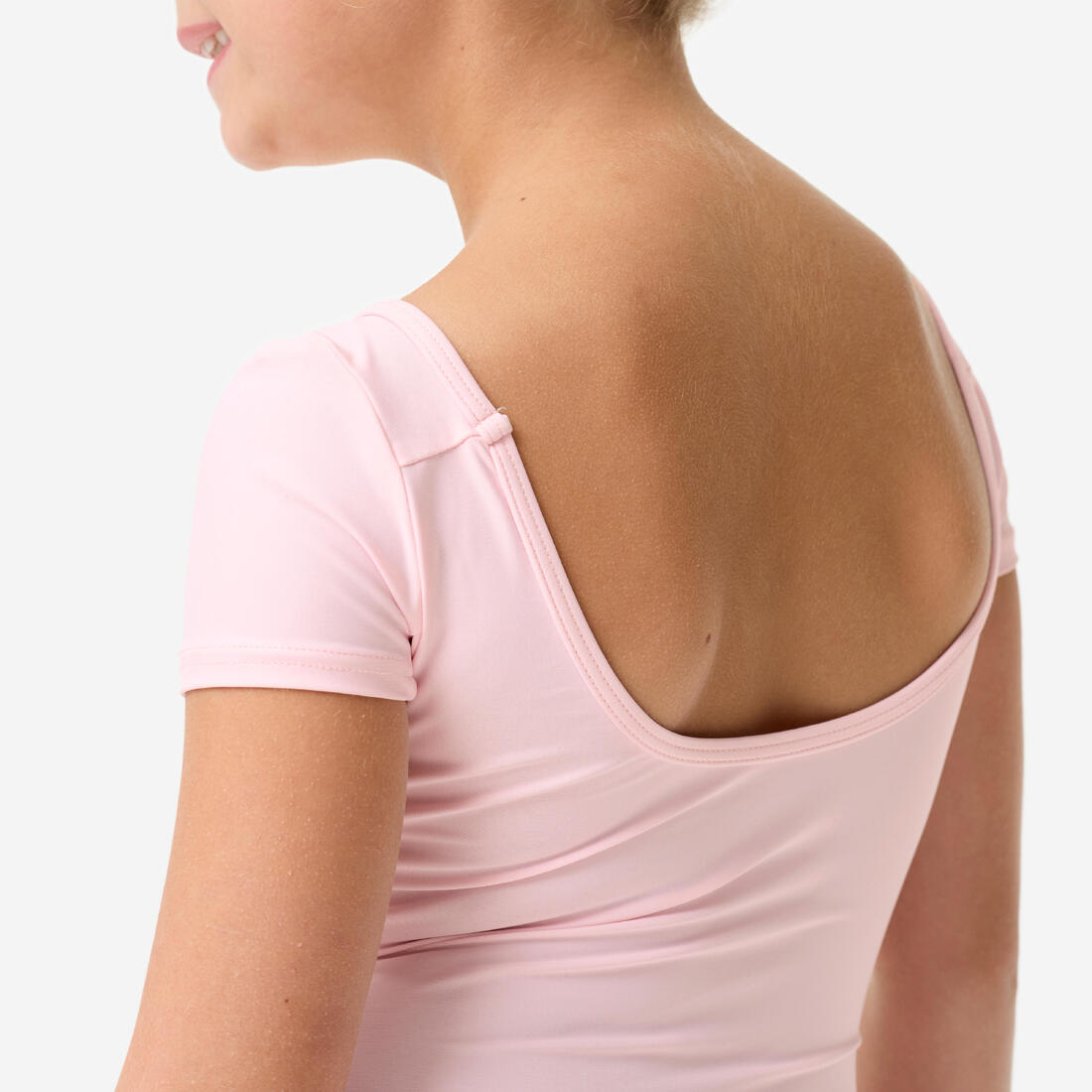 Tunique justaucorps à jupette de danse classique Fille - Rose
