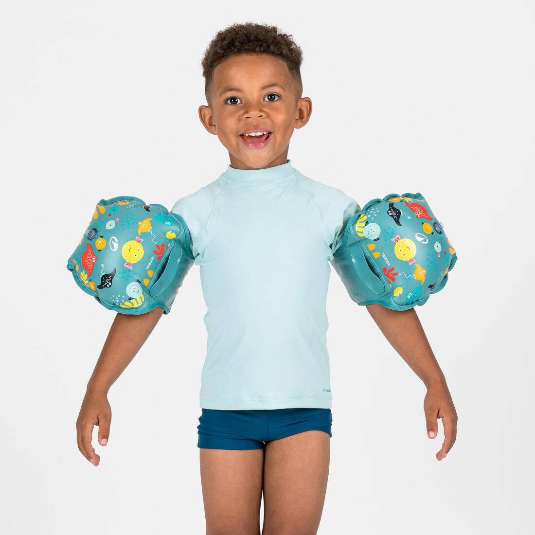 Brassards De Piscine Evolutif Enfant - Tiswim print savane