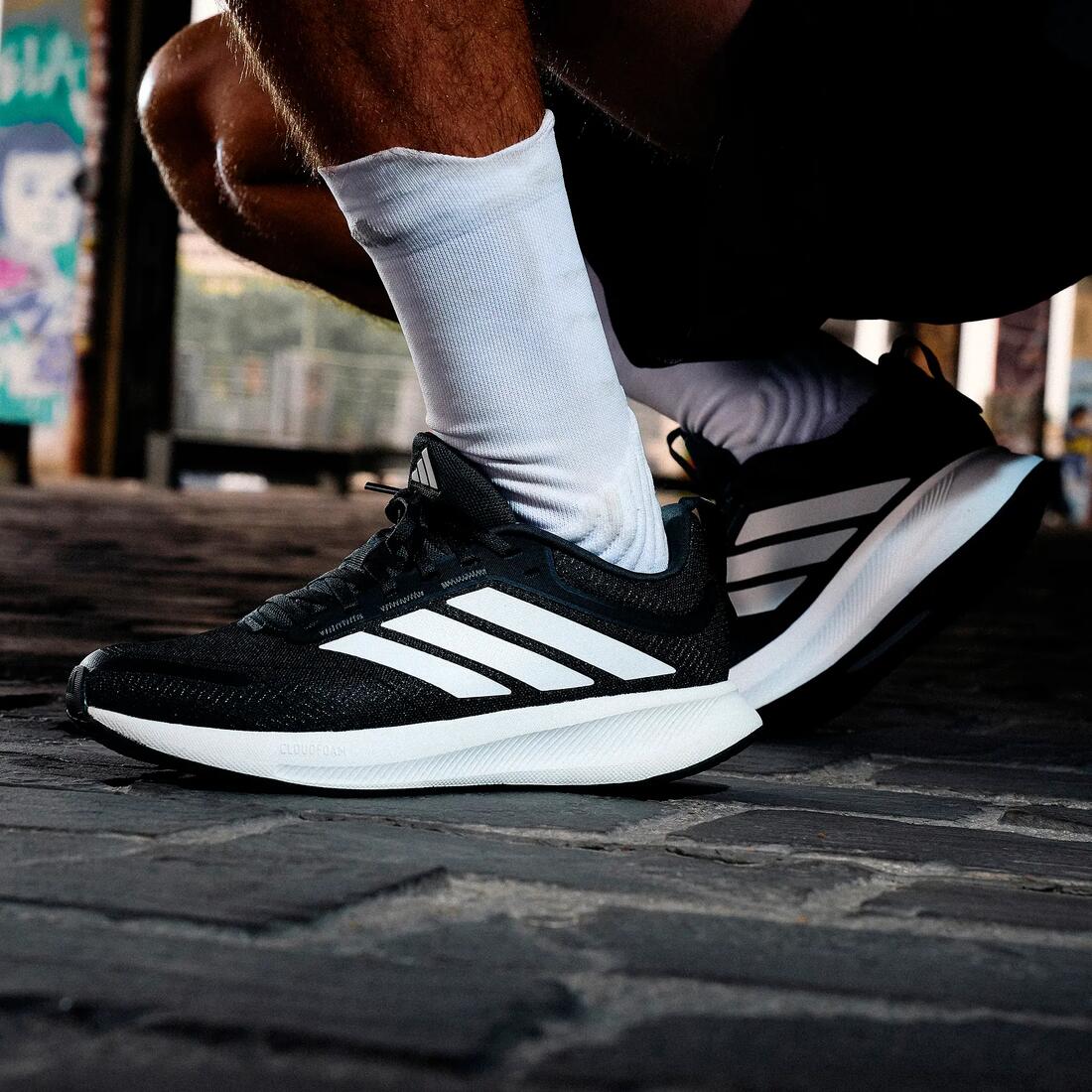 CHAUSSURES DE RUNNING HOMME ADIDAS RUNBLAZE NOIRES