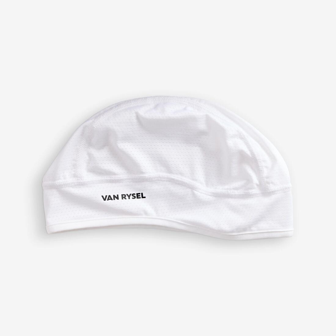 Sous-casque vélo 500 aquafreeze blanc