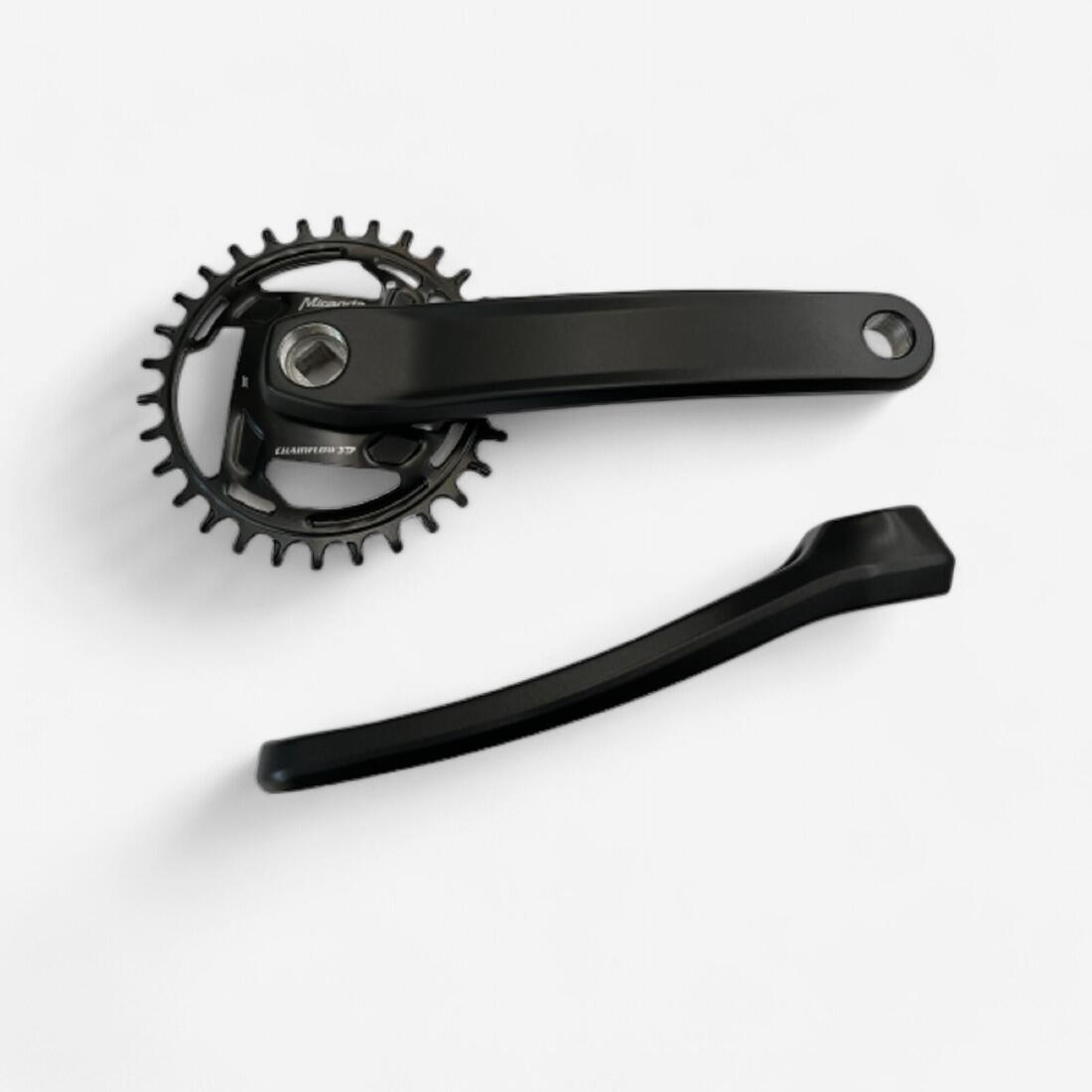 PEDALIER VTT MONO-PLATEAU 9 VITESSES 30 DENTS 175MM AXE CARRE