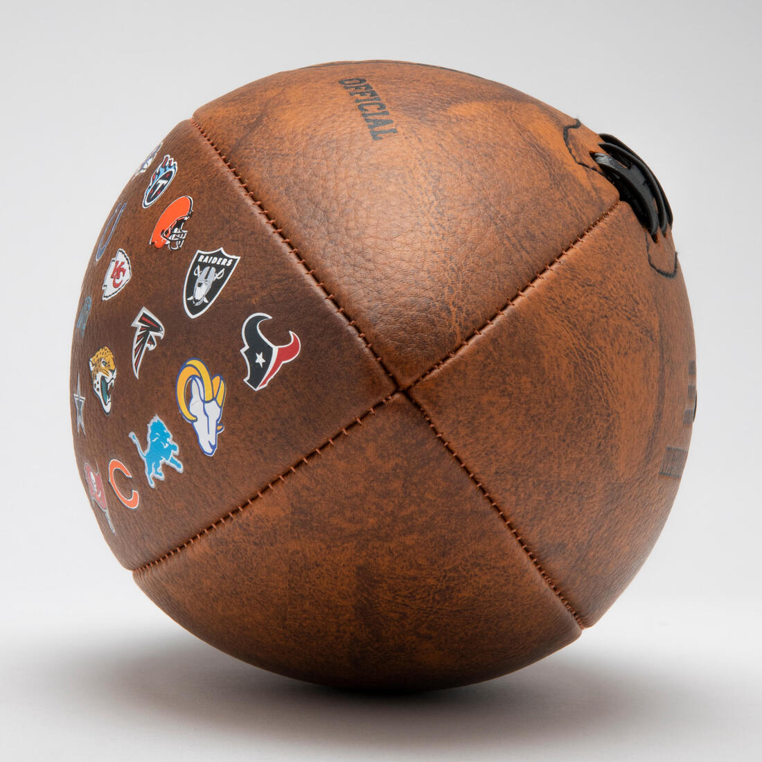 Ballon De Football Américain Super Bowl Adulte - NFL 32 TEAMS OFFICIEL Marron
