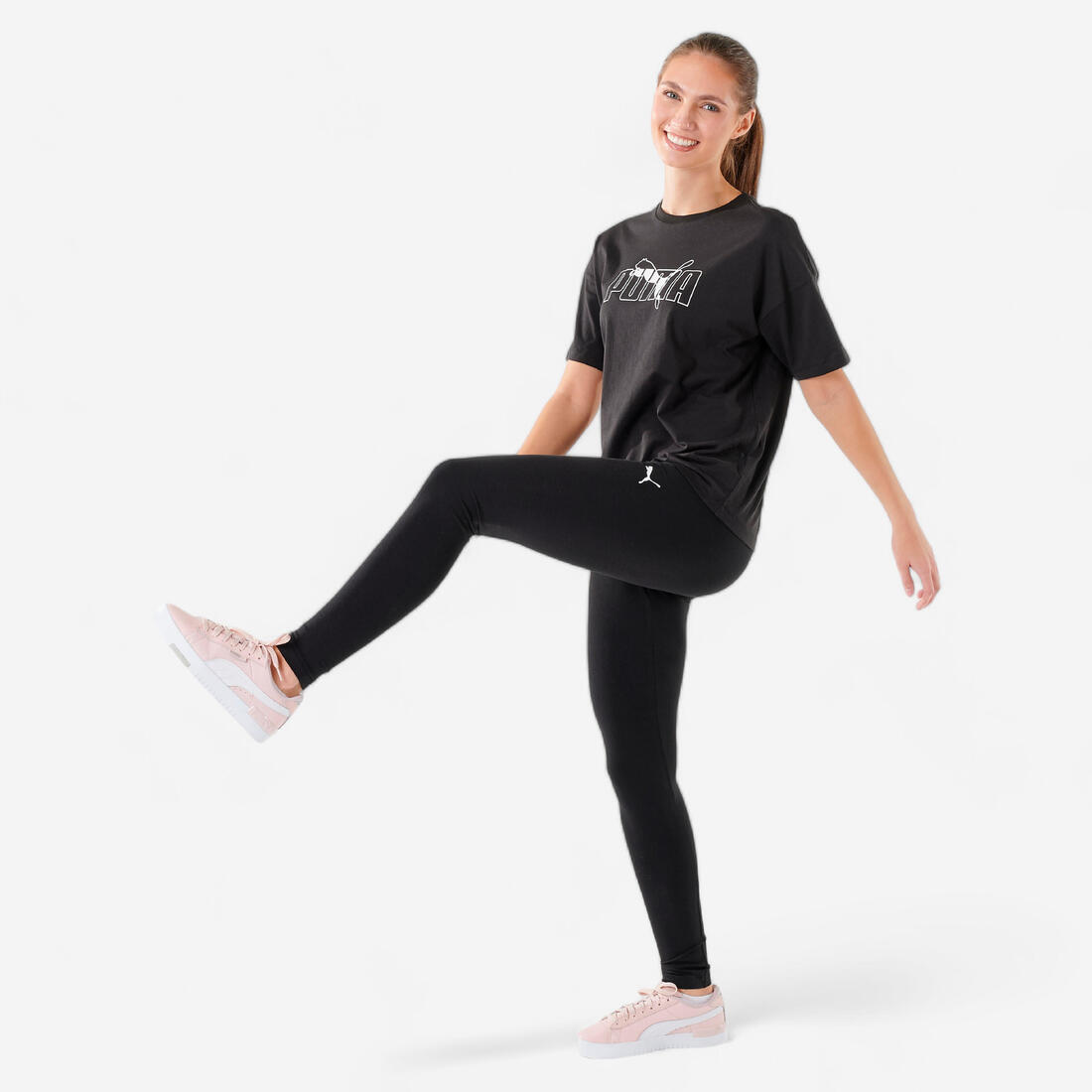 Legging PUMA fitness long coton femme noir