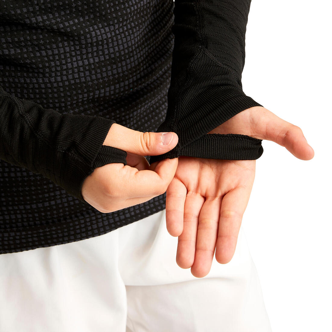 Sous-vetement thermique haut manches longues  enfant keepdry 500