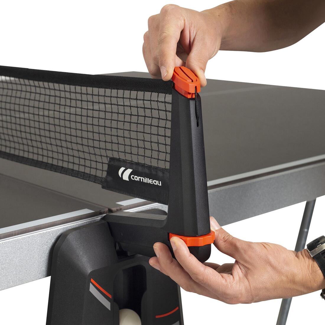 TABLE DE PING PONG EXTÉRIEURE 600X GRISE