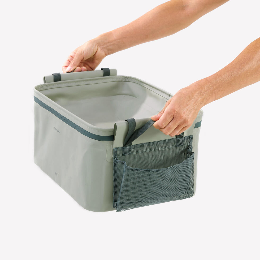 Evier compact 10l pour le camping - reservoir pour les eaux grises