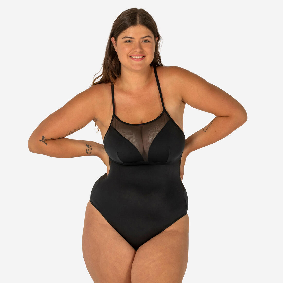Maillot de bain 1 pièce femme ELISE NOIR