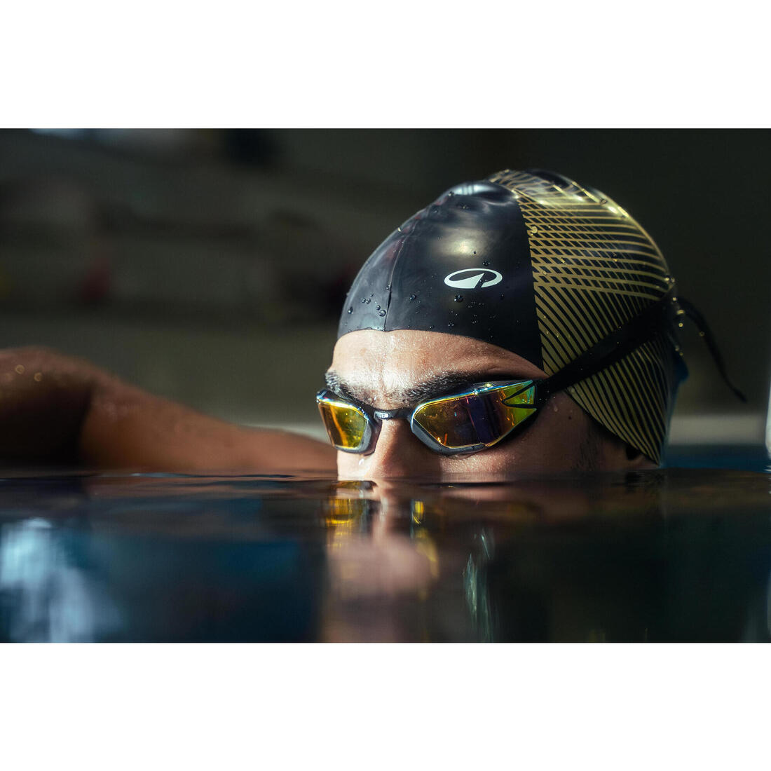 Bonnet de bain en silicone taille unique, geol