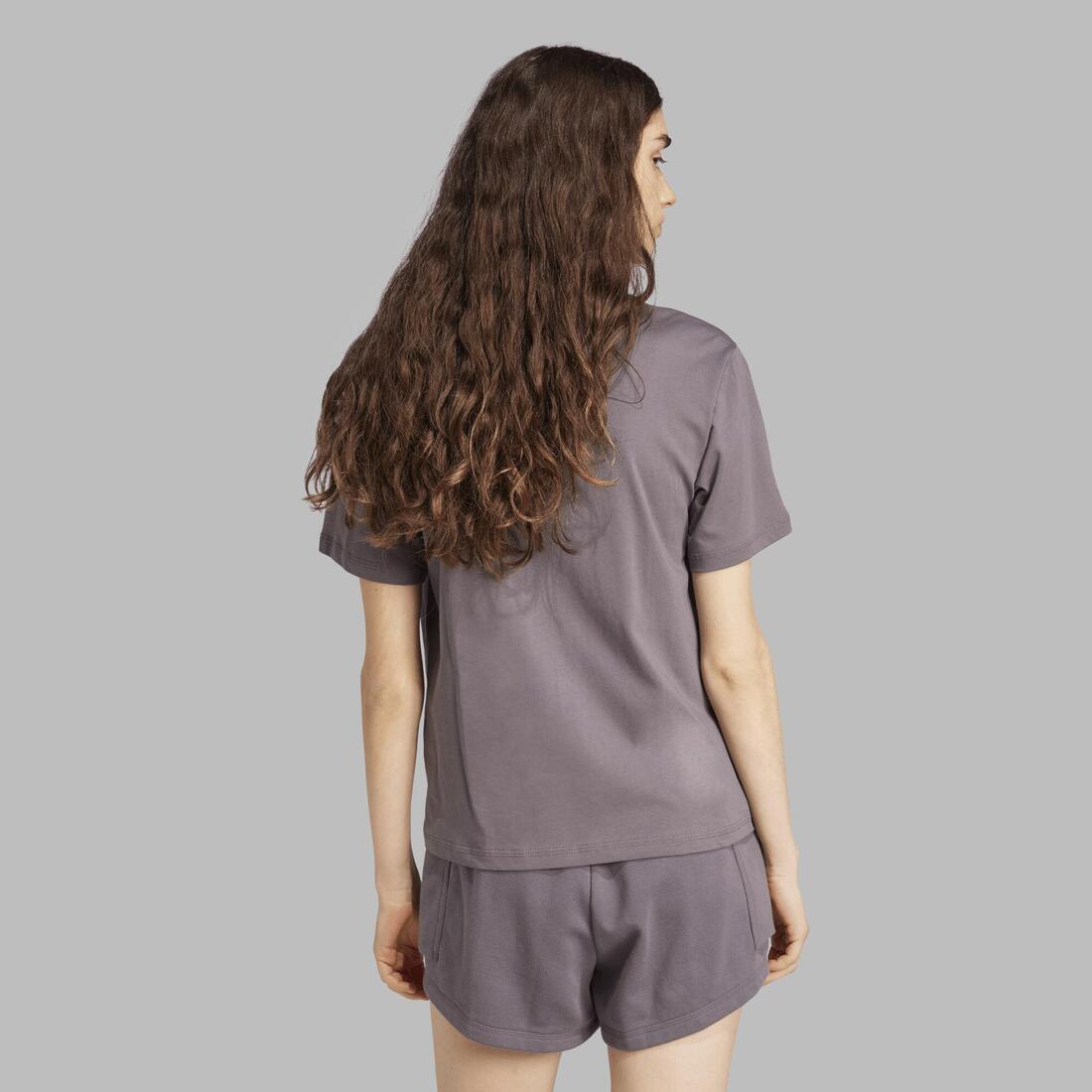 T-shirt de fitness en coton femme
