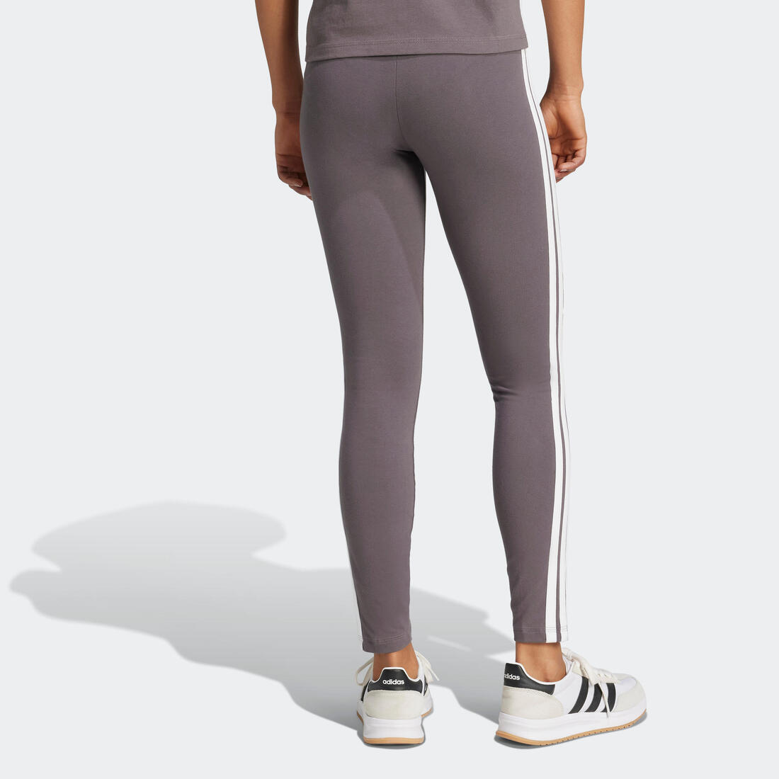 Legging en coton pour femme, gris