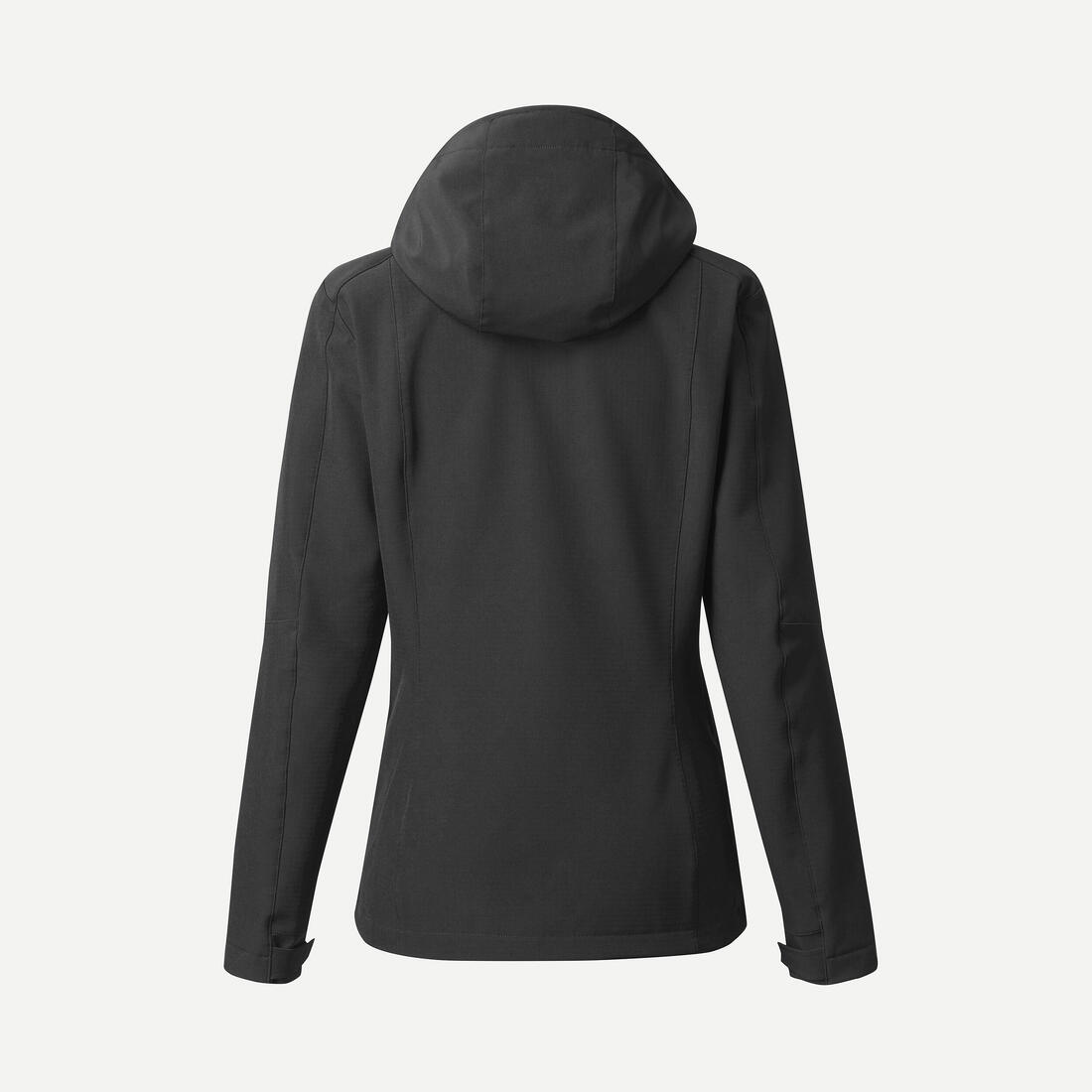 Veste softshell coupe-vent femme, MT500 noir