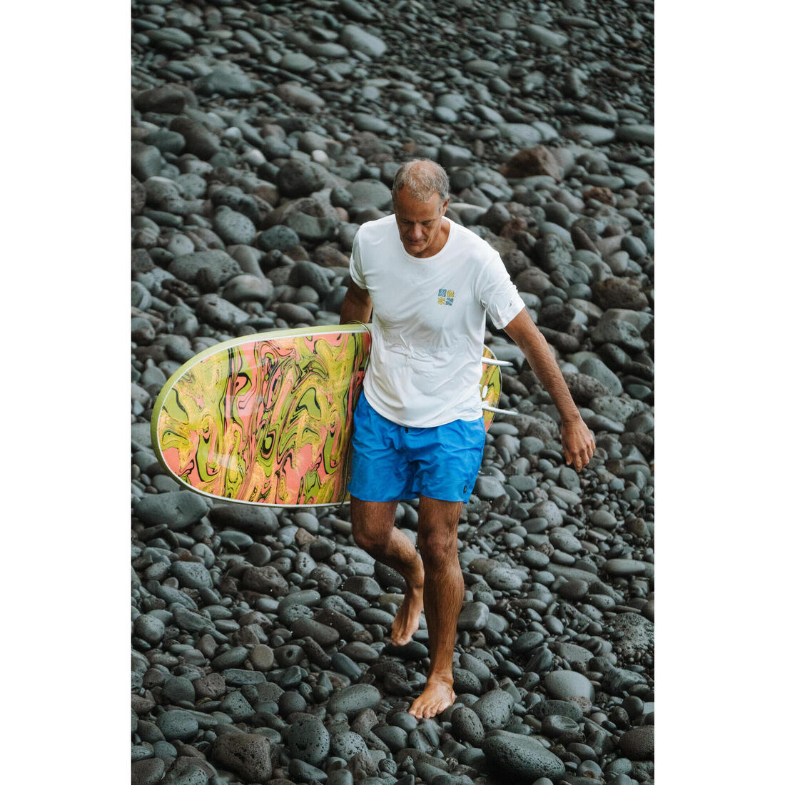 Tee shirt anti uv manches courtes homme - print