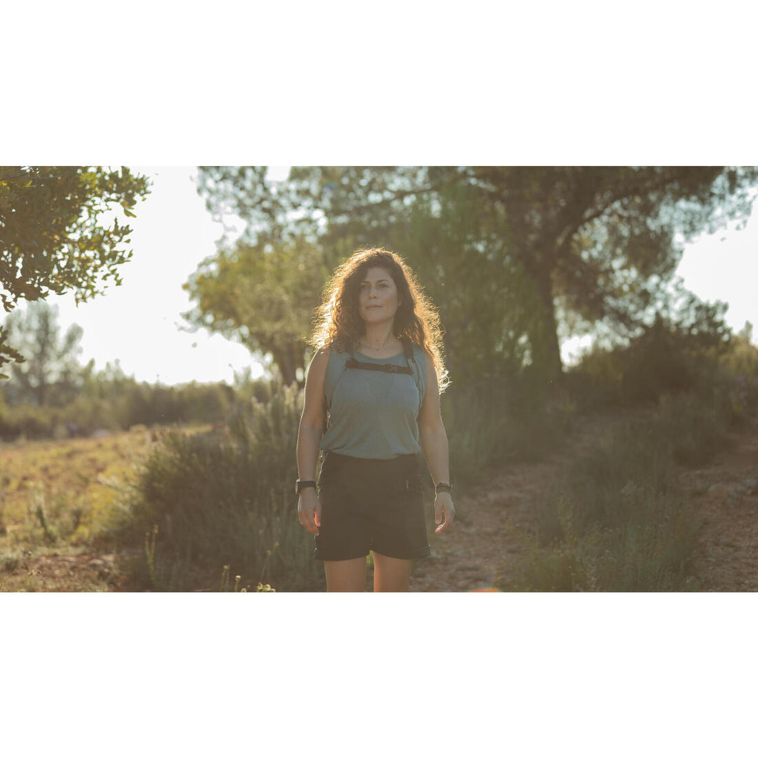 Short de randonnée femme, NH500 Regular