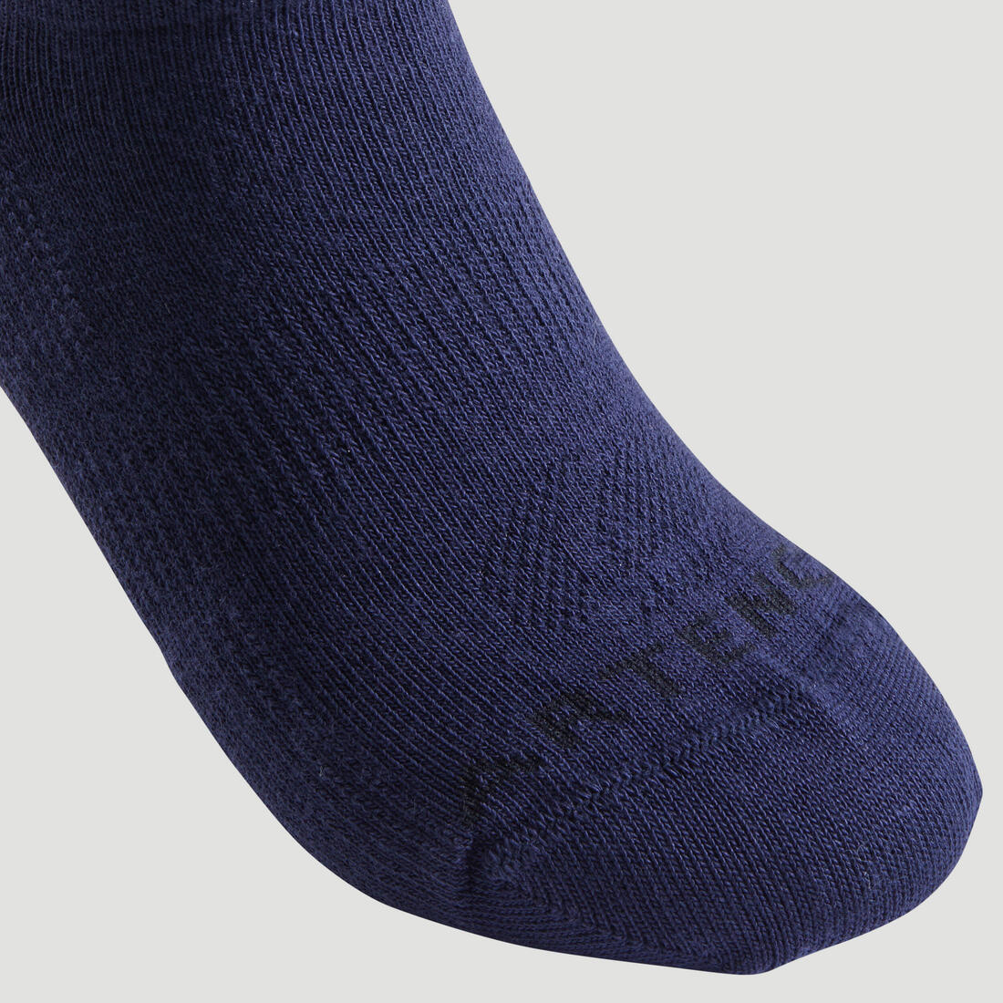 CHAUSSETTES TENNIS ENFANT BASSES ARTENGO RS 160 GRIS LOT DE 3