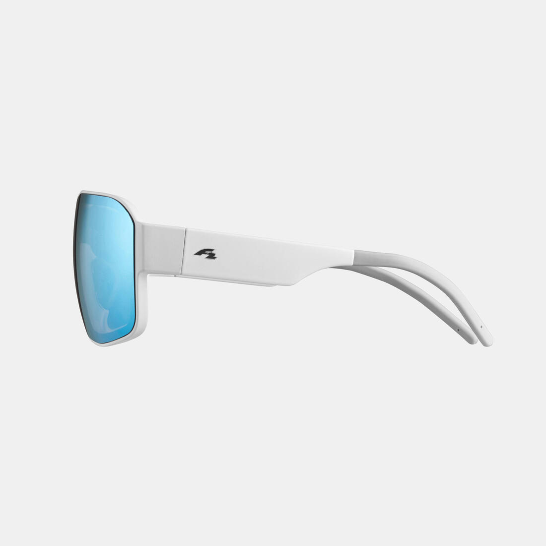 LUNETTES DE SKI ET DE SNOWBOARD F2 100 BEAU TEMPS BLANC BLEU