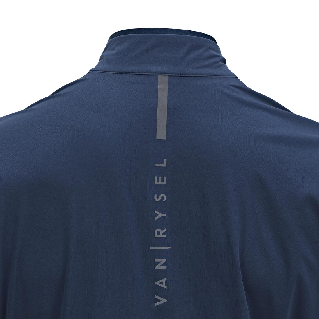 Veste vélo route manches longues coupe pluie homme - RC500 marine