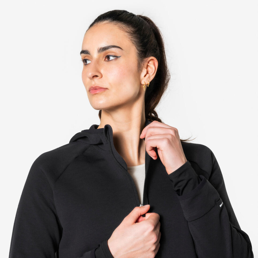 Veste chaude de running Femme, KIPRUN Run 500 Warm