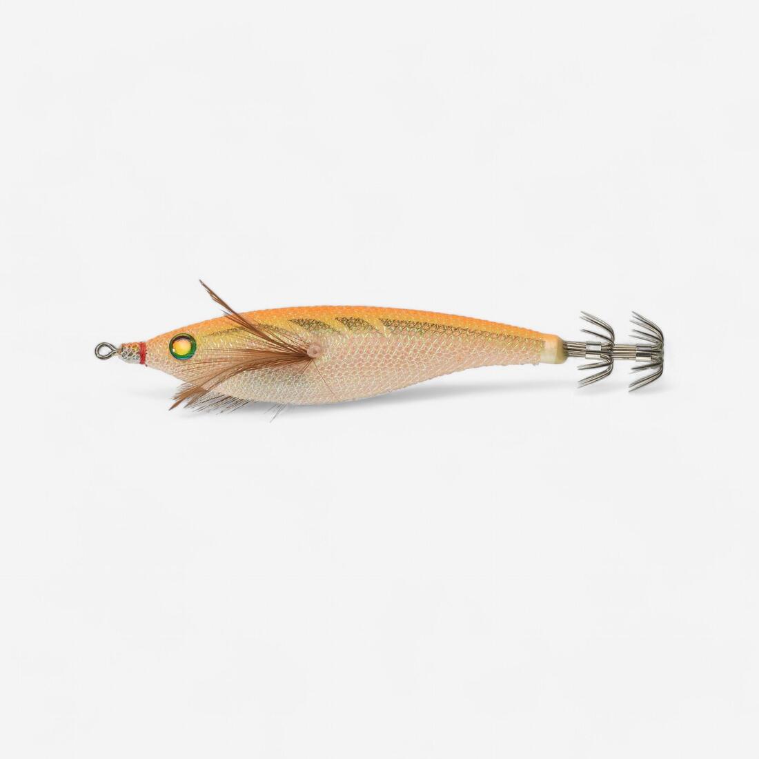 Turlutte flottant EBIFLO 2.5/110 Doré chinchard des seiches / calamars