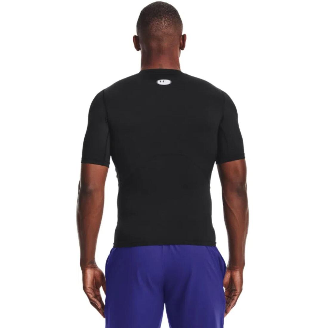 T-shirt en tissu HeatGear® pour homme, noir