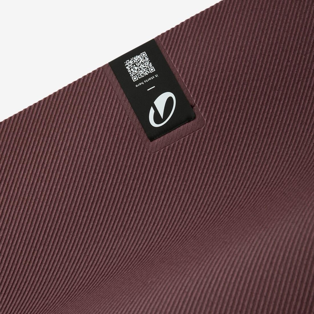 Tapis de fitness résistant 7mm, gris foncé
