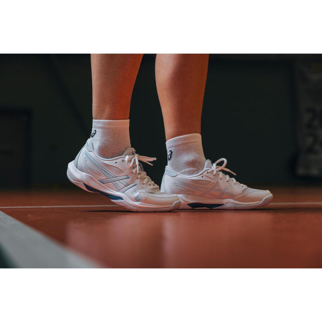 Chaussures pour Sport d'intérieur Femme, Gel Rocket 12 bleu blanc