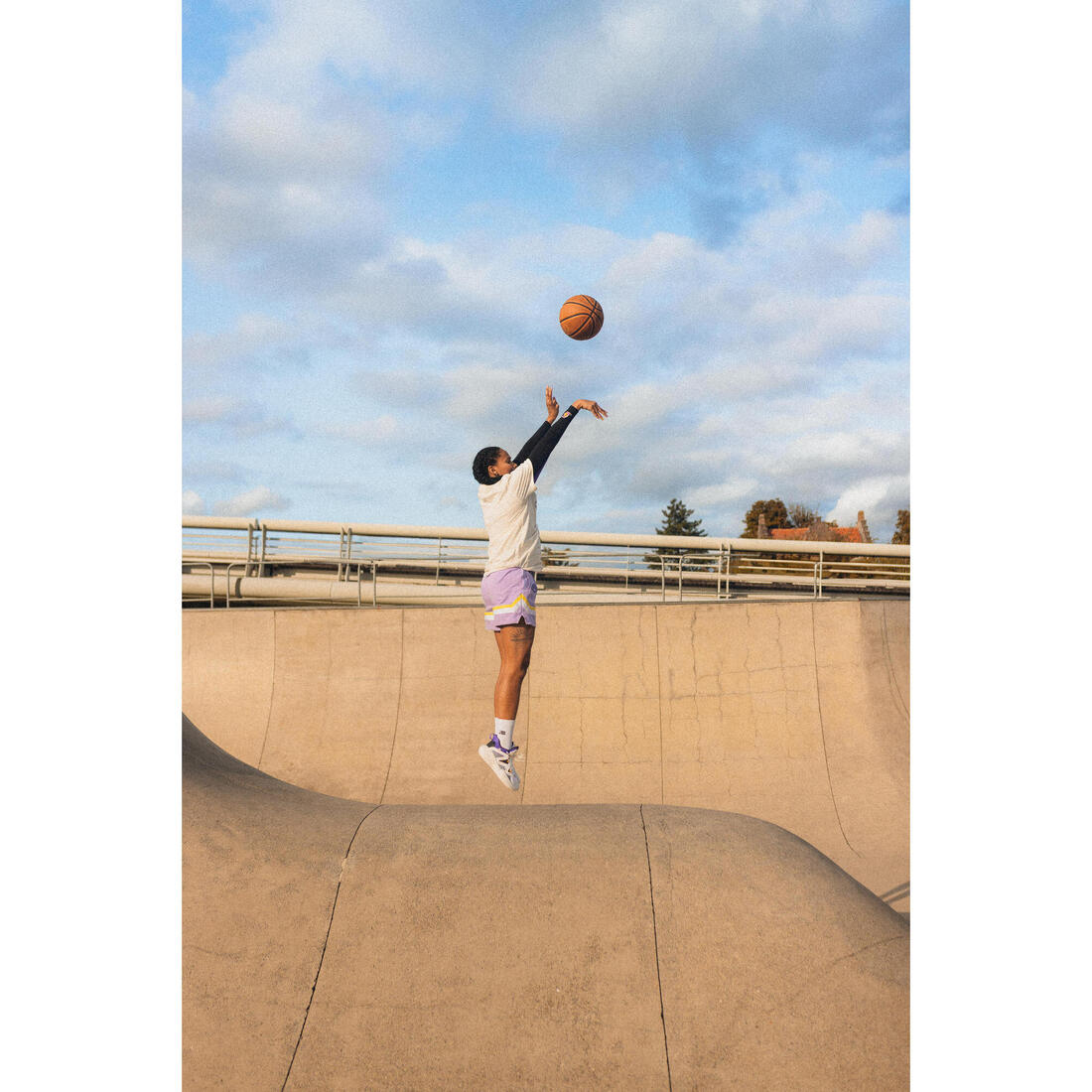 Short de basketball NBA Lakers homme/femme - SH 900 AD