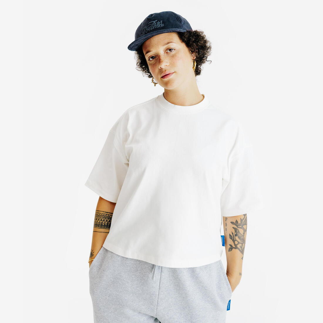 T-shirt crop femme