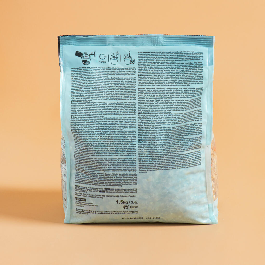Complément alimentaire mash équitation Cheval et Poney - Fougamash 1,5kg