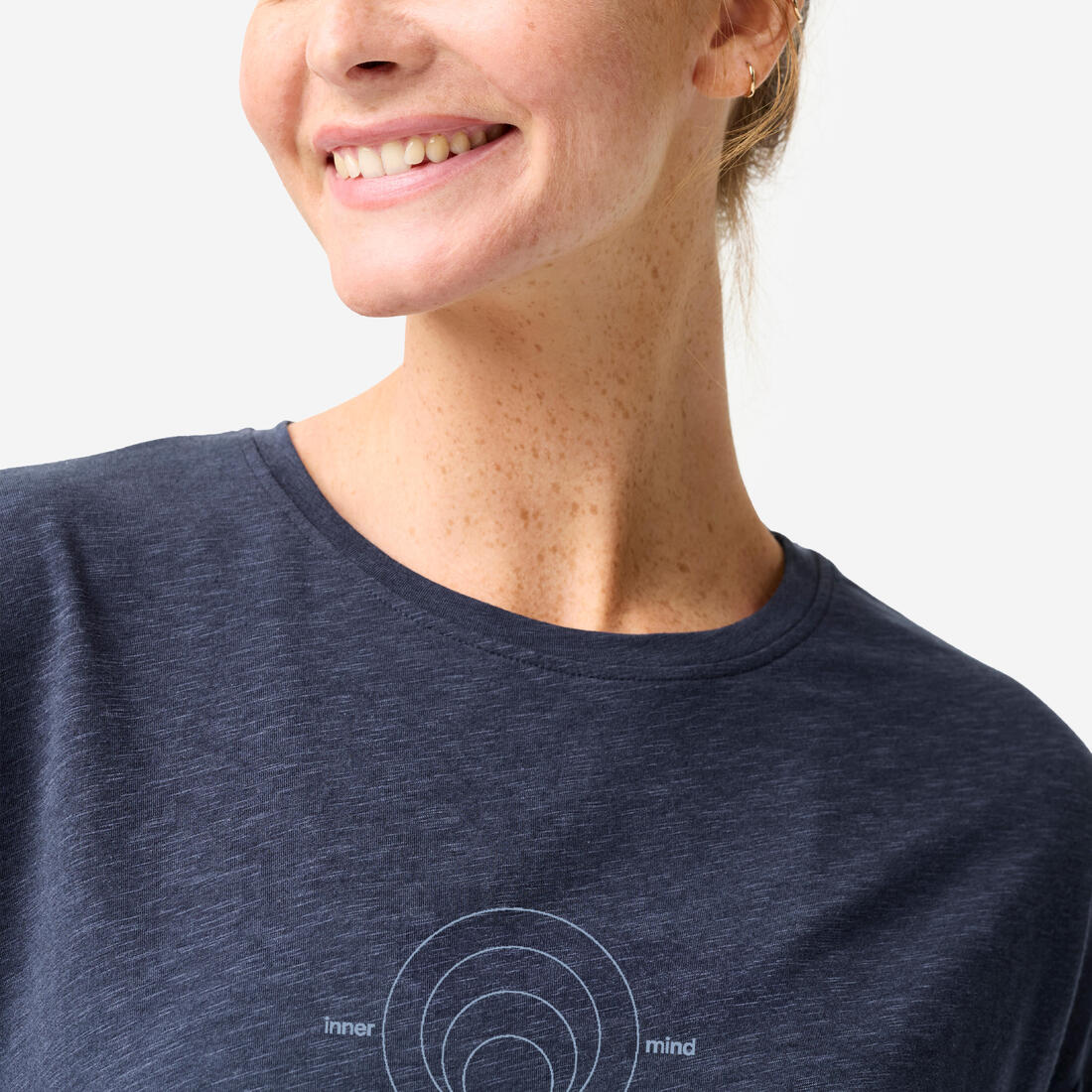 T-shirt manches courtes de yoga femme