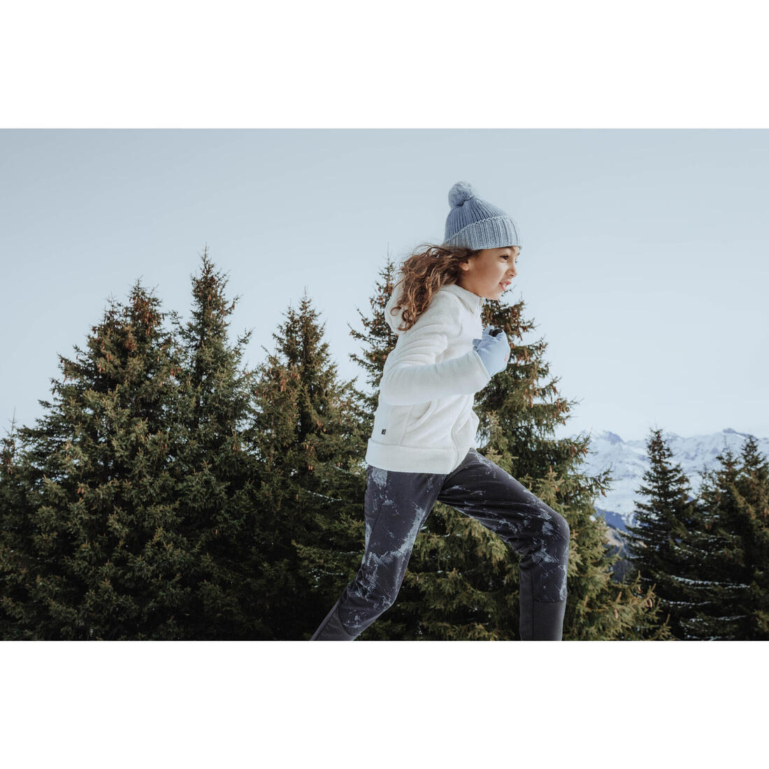 Veste polaire chaude de randonnée enfant 7-15 ans, NH500 zip
