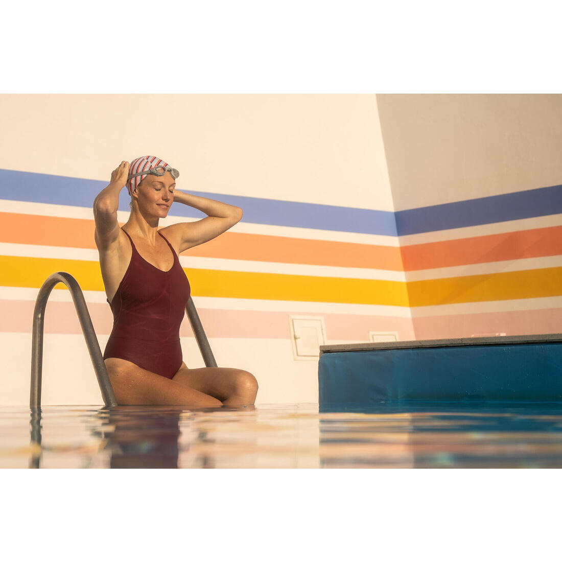 Maillot de Bain Femme 1 Pièce Lila Symi Marine