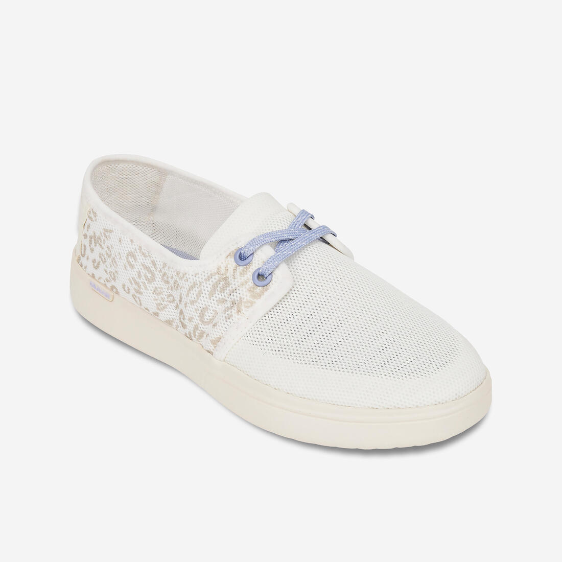 Chaussures de plage espadrilles femme, Areeta blanc léopard