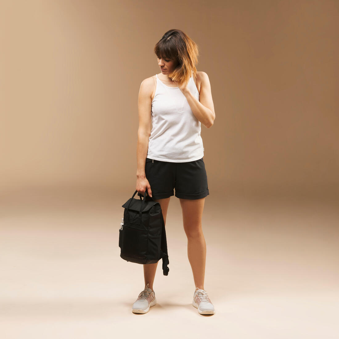 Short de randonnée femme, NH500 Regular