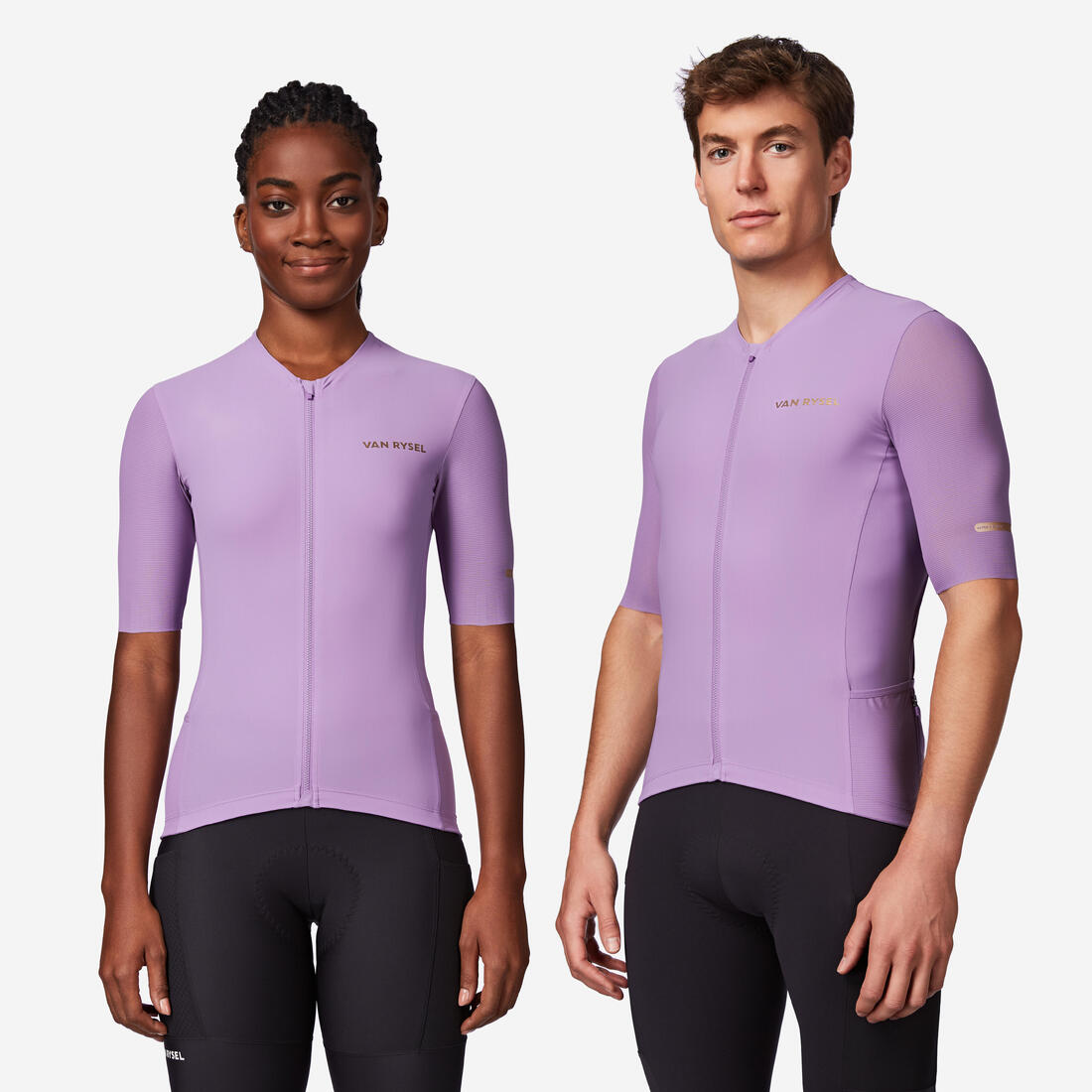 Maillot manches courtes de vélo route longue distance unisexe, EDR ULTRA