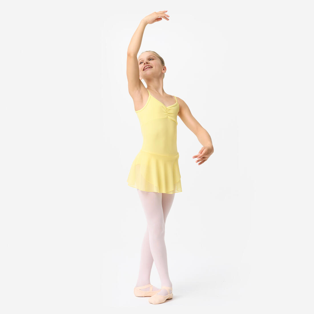 Tunique de danse classique fille bleu-ciel.