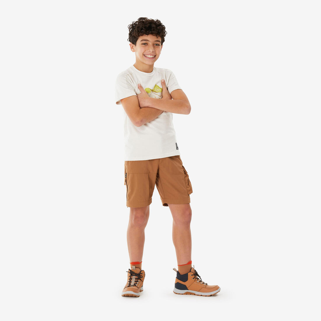 Pantalon modulable de randonnée enfant 7-15 ans, MH500
