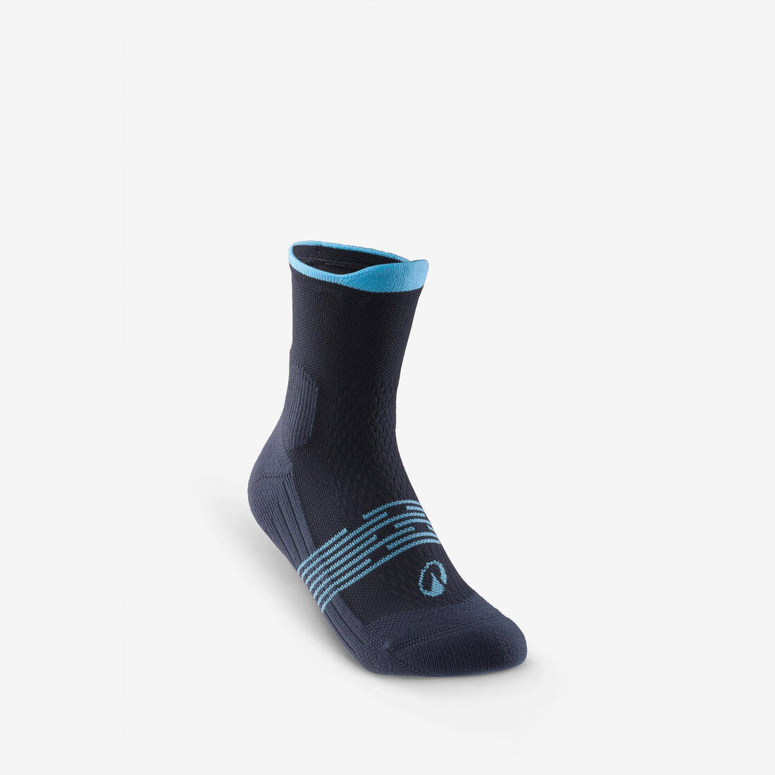 Chaussettes de randonnée enfant (lot 2 paires), HIKE500 Mid marron et
