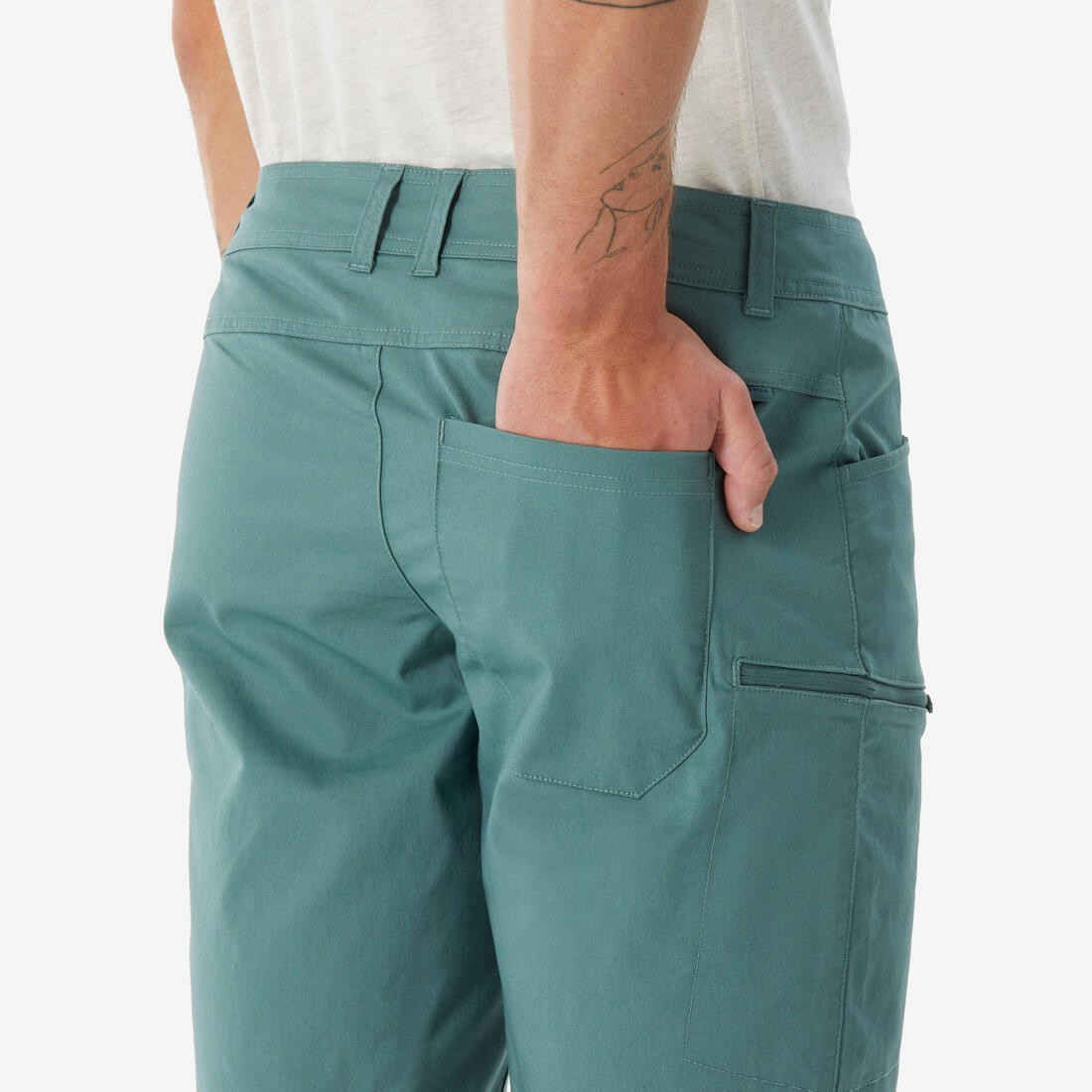 Short de randonnée homme, NH500 Regular