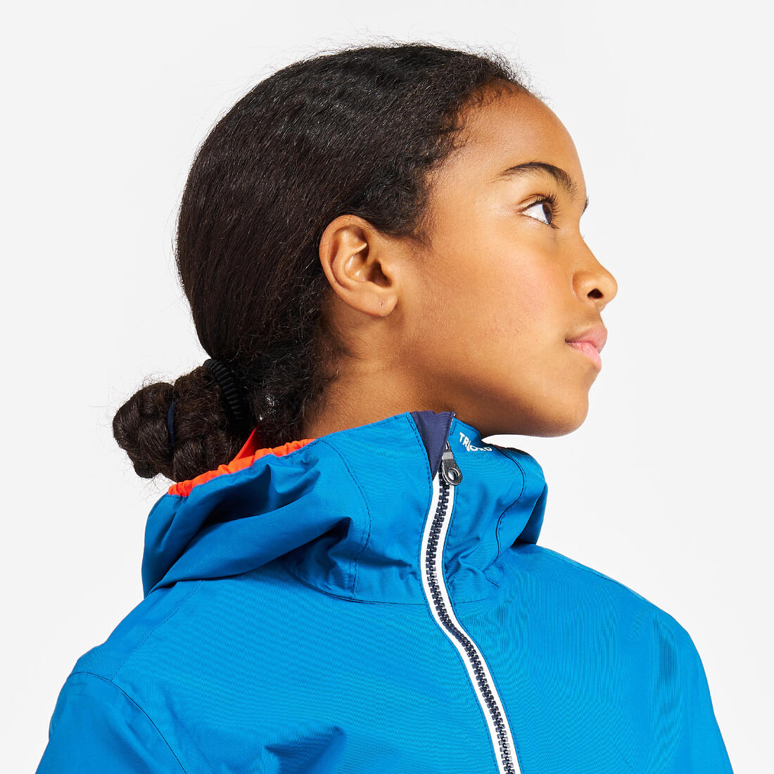 Veste imperméable et coupe vent de voile enfant, 100 navy