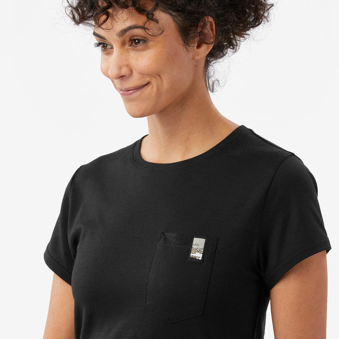 T-shirt manches courtes 100 % laine mérinos femme, Merino 100%