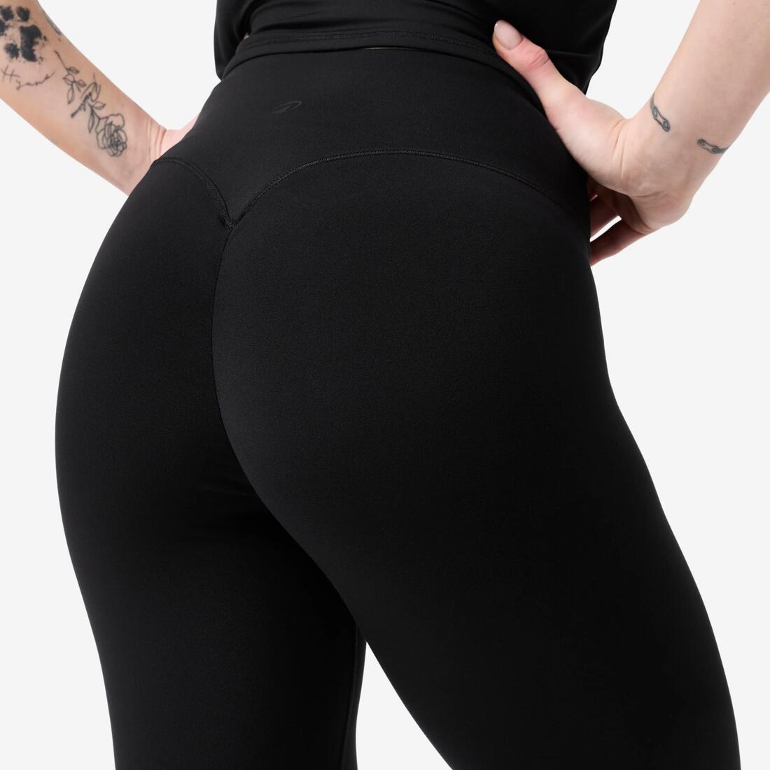 Legging de musculation froncé femme