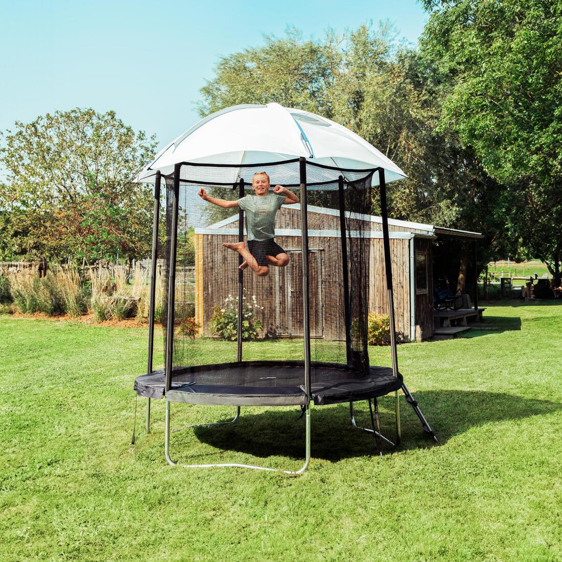 Dôme de protection soleil et pluie pour trampoline 240