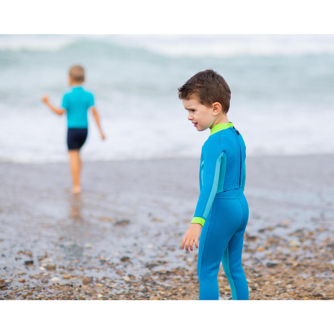 Combinaison Néoprène Natation  Jeune Enfant - TI WARM - Bleue