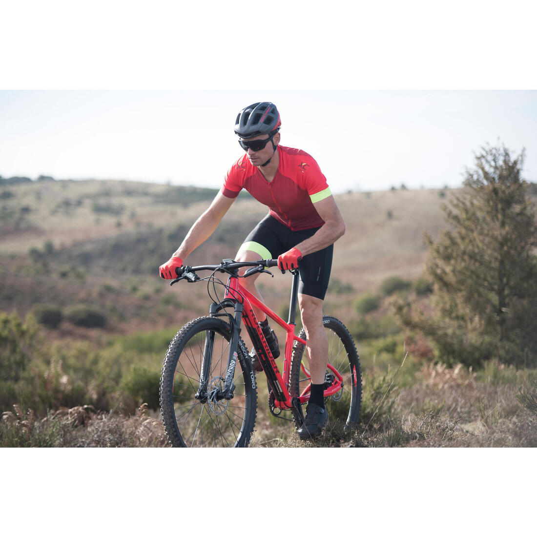 Lunettes VTT XC RACE Photochromique Fluo CAT 1>3