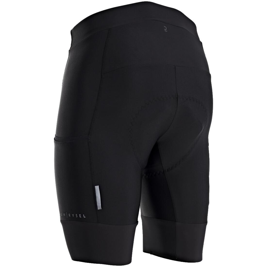 Cuissard vélo route sans bretelles homme RC500 marine