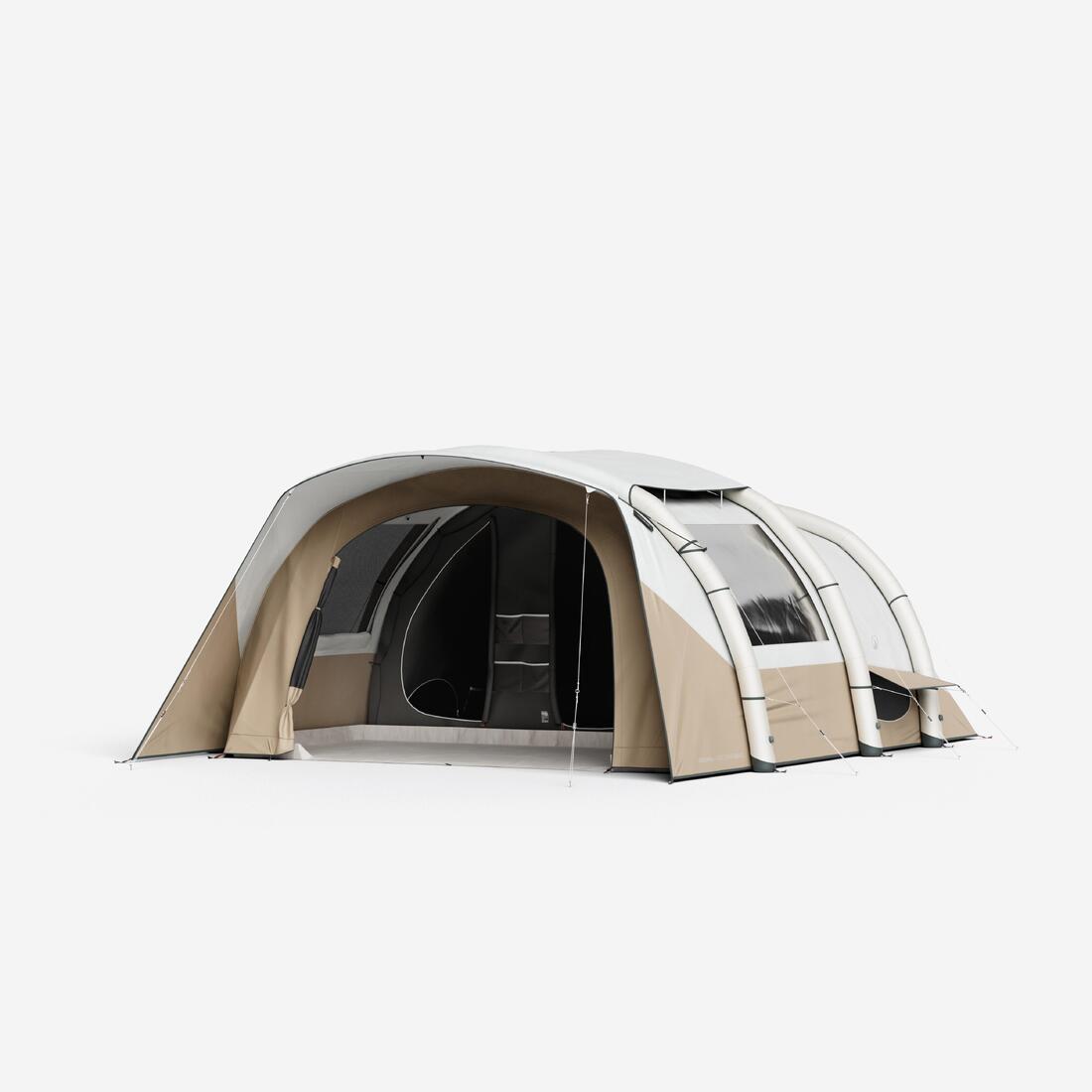 Tente de camping gonflable 6 places 3 chambres,  Fresh & Black, Air Seconds 6.3