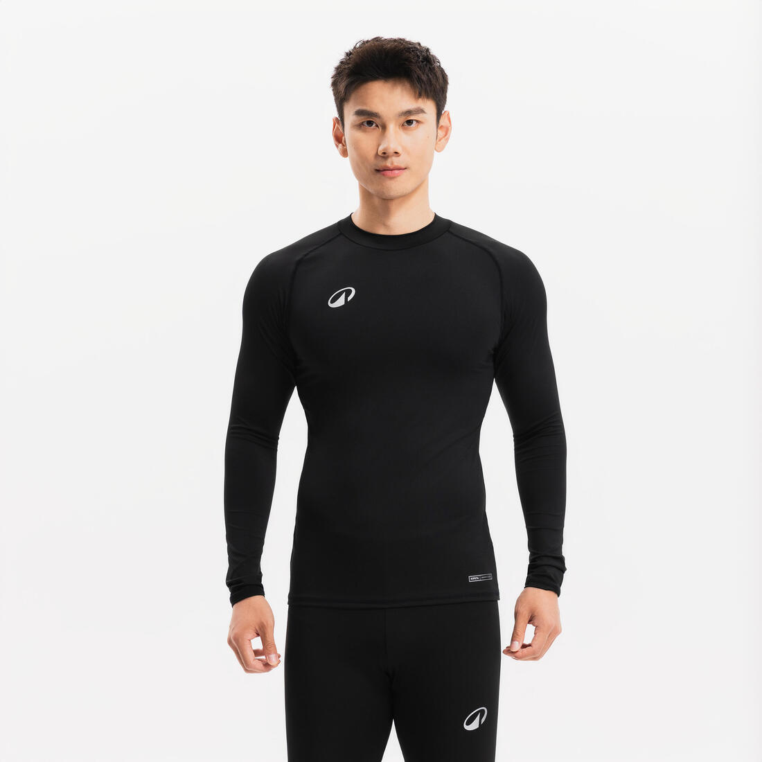 Sous-maillot de foot thermique manches longues mixte Keepcomfort noir