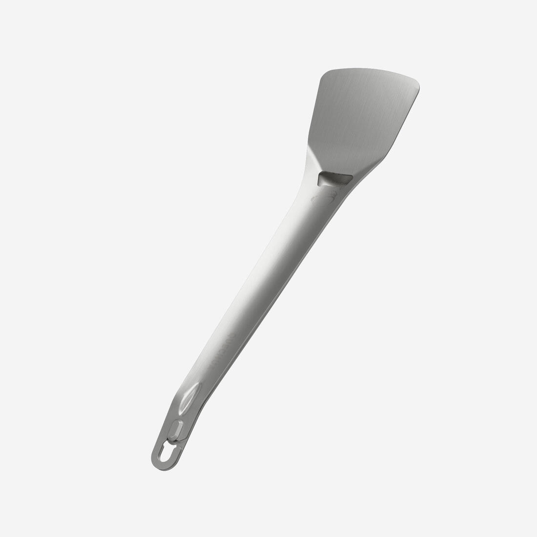 Kit 2 ustensiles en acier inoxydable, spatule-fourche, pour barbecue de camping